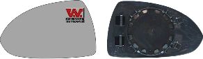 Стекло зеркала заднего вида VAN WEZEL 3750835
