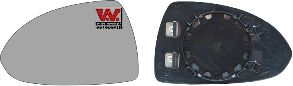 Стекло зеркала заднего вида VAN WEZEL 3750838