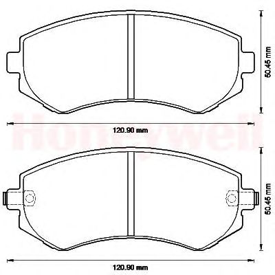Тормозные колодки JURID 572541J