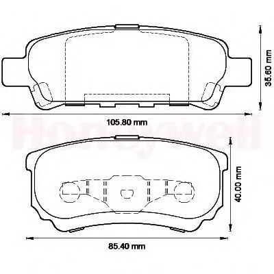 Тормозные колодки JURID 572547J