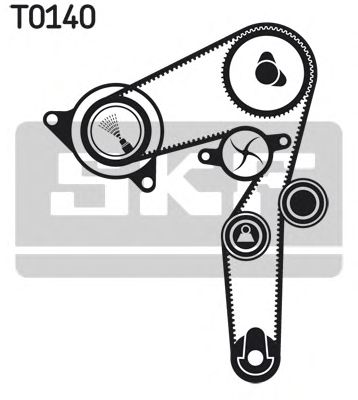Помпа + комплект ГРМ SKF VKMC 02192
