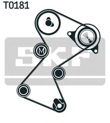 Комплект ременя ГРМ SKF VKMA 06117