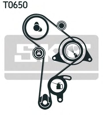 Комплект ремня ГРМ SKF VKMA 01019