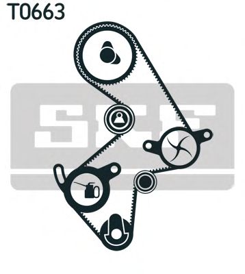 Комплект ремня ГРМ SKF VKMA 91003