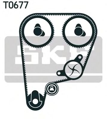 Помпа + комплект ГРМ SKF VKMC 93210
