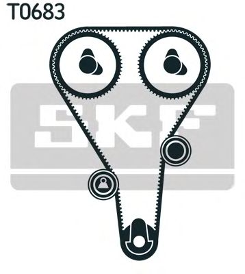 Комплект ремня ГРМ SKF VKMA 94012
