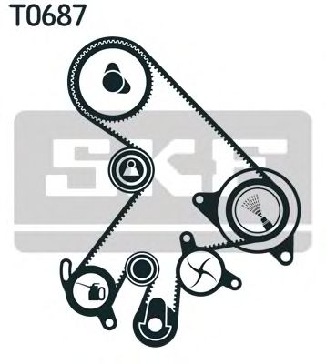 Помпа + комплект ГРМ SKF VKMC 91303