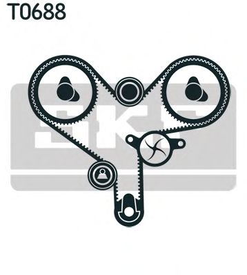 Помпа + комплект ГРМ SKF VKMC 95628