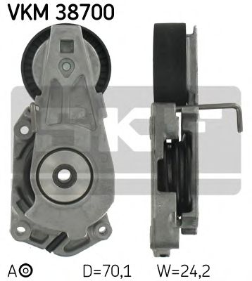 Натяжной ролик поликлинового ремня SKF VKM 38700