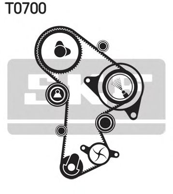 Помпа + комплект ГРМ SKF VKMC 01263-1