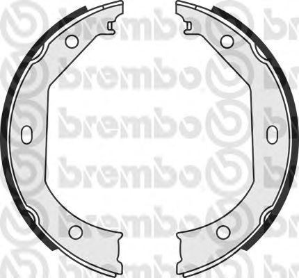 Тормозные колодки ручника BREMBO S 06 509