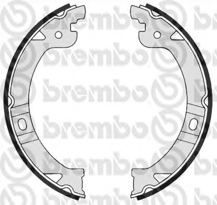 Тормозные колодки ручника BREMBO S 11 505