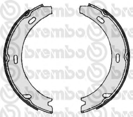 Тормозные колодки ручника BREMBO S 50 502