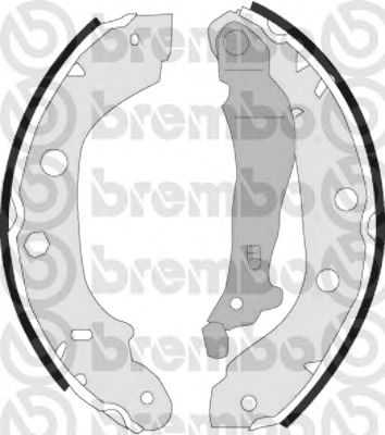 Тормозные колодки BREMBO S 56 509