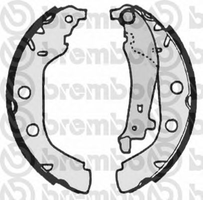 Тормозные колодки BREMBO S 61 523