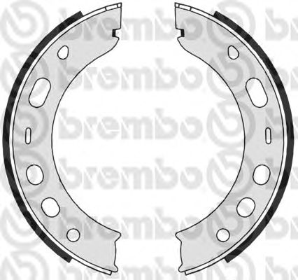 Тормозные колодки ручника BREMBO S 65 503