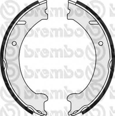 Тормозные колодки ручника BREMBO S 86 510