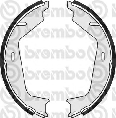 Тормозные колодки ручника BREMBO S 86 511
