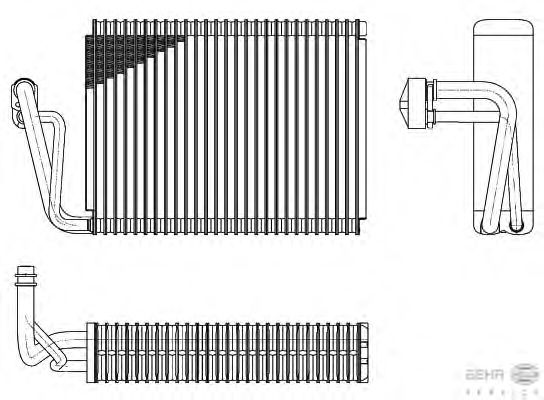 Испаритель кондиционера HELLA 8FV 351 211-251