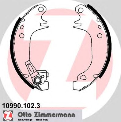 Тормозные колодки ZIMMERMANN 10990.102.3
