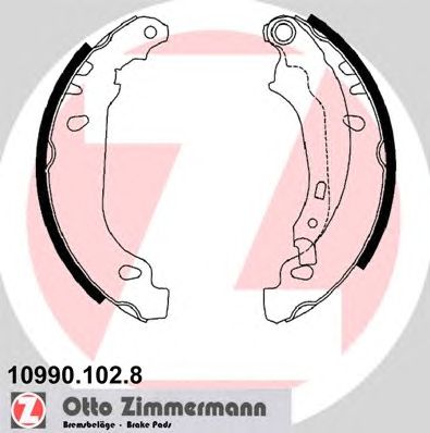 Тормозные колодки ZIMMERMANN 10990.102.8