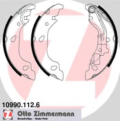 Тормозные колодки ZIMMERMANN 10990.112.6
