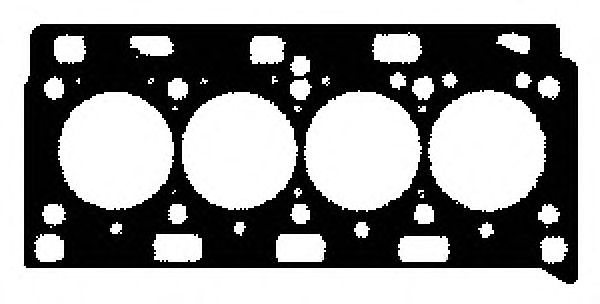 Прокладка головки блока цилиндров (ГБЦ) GLASER H80384-00