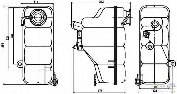 Расширительный бачок HELLA 8MA 376 755-191