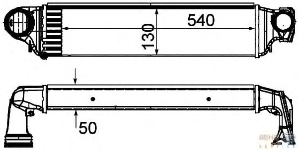 Интеркулер HELLA 8ML 376 899-101