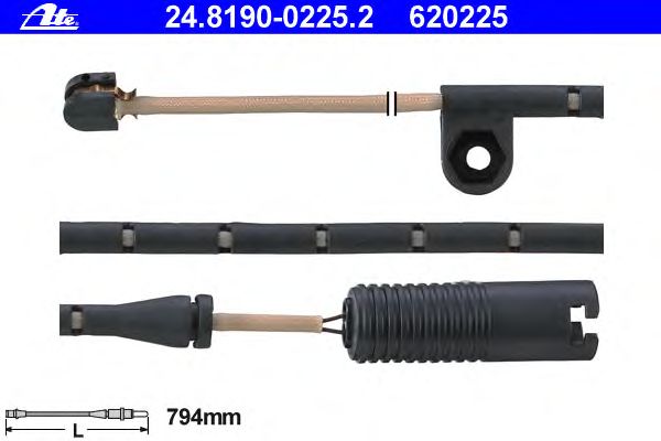 Датчик износа колодок ATE 24.8190-0225.2