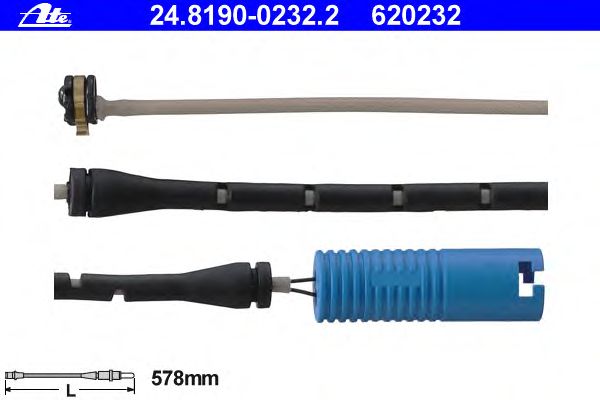 Датчик износа колодок ATE 24.8190-0232.2