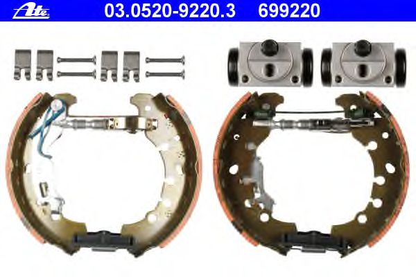 Тормозные колодки ATE 03.0520-9220.3 Original ATE TopKit