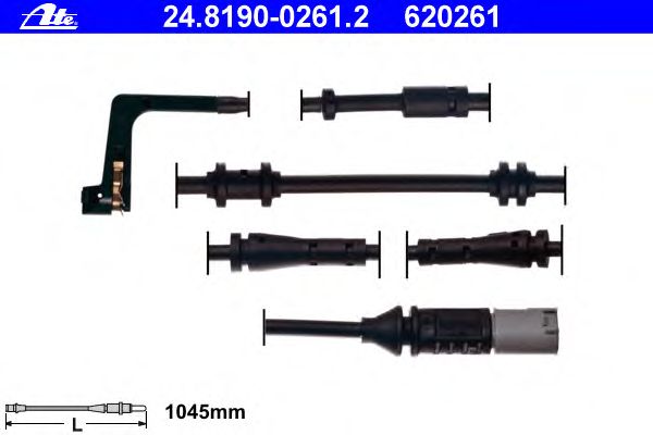 Датчик износа колодок ATE 24.8190-0261.2