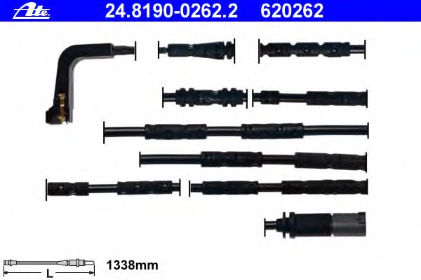 Датчик износа колодок ATE 24.8190-0262.2