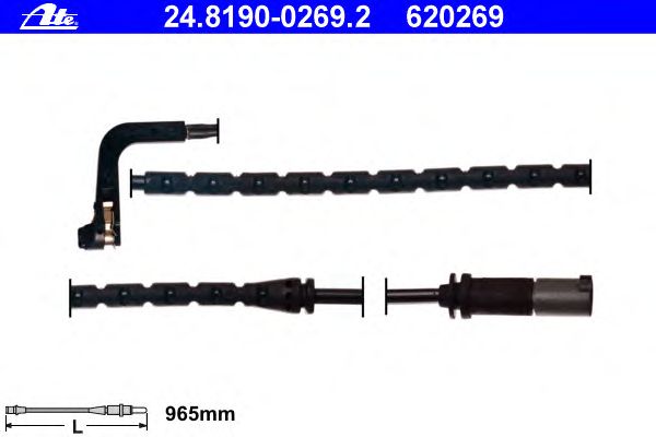 Датчик износа колодок ATE 24.8190-0269.2