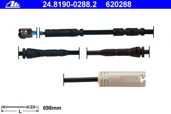 Датчик износа колодок ATE 24.8190-0288.2