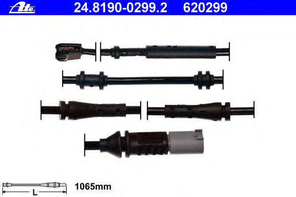 Датчик зносу колодок ATE 24.8190-0299.2