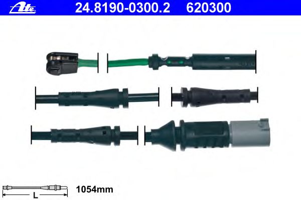 Датчик износа колодок ATE 24.8190-0300.2