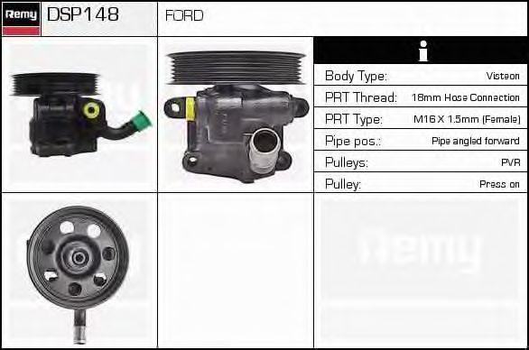 Насос гидроусилителя DELCO REMY DSP148