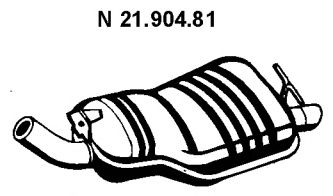 Глушитель EBERSPACHER 21.904.81