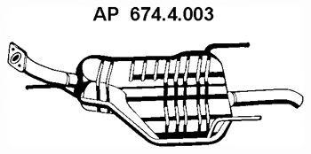 Глушник EBERSPÄCHER 674.4.003