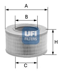 Повітряний фільтр UFI 30.807.00