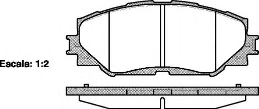 Тормозные колодки REMSA 1232.00