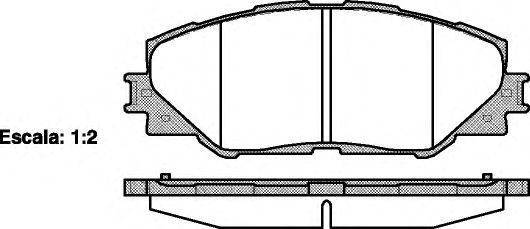 Тормозные колодки REMSA 1234.00