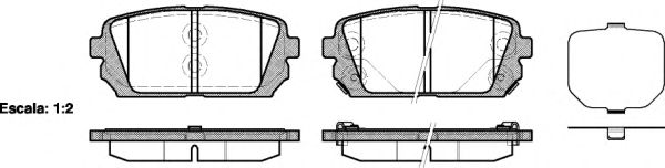 Тормозные колодки REMSA 1303.02