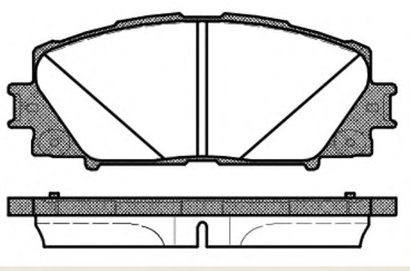 Тормозные колодки REMSA 1224.10
