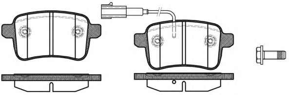 Тормозные колодки REMSA 1450.02