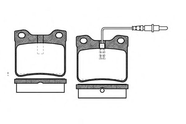 Тормозные колодки WOKING P2213.22
