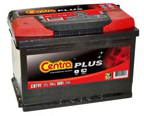 Стартерная аккумуляторная батарея CENTRA CB741