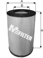Воздушный фильтр MFILTER A 542